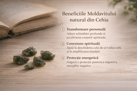 Moldavit natural brut din Cehia 1.1-1.2 grame – Piatra transformarii si protectiei spirituale [3]