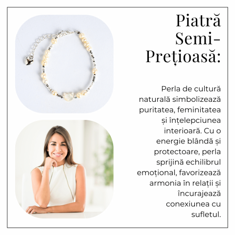 Feminina, fina si cu noroc – Bratara cu perle si pisicuta din scoica [5]