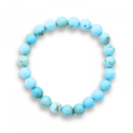 Sanatate - Bratara cu Margele 8mm din Turcoaz Magnesite Natural Tratat Termic