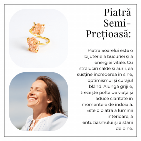 Raza de incredere – Inel Auriu cu Piatra Soarelui, Bijuterie a Optimismului [5]