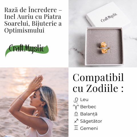 Raza de incredere – Inel Auriu cu Piatra Soarelui, Bijuterie a Optimismului [4]