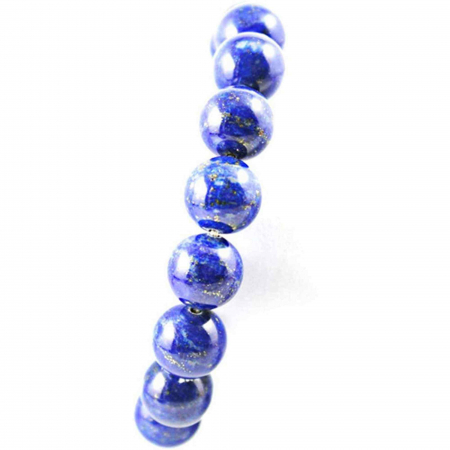 Bratara din pietre semipretioase 8mm Lapis Lazuli lucrata manual - Bratara stretch cu margele [6]