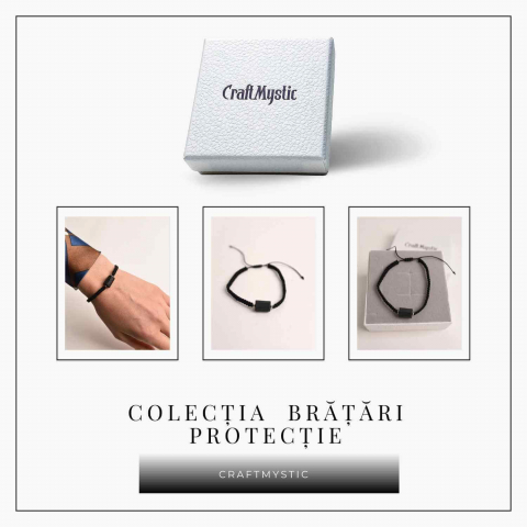 Bratara macrame cu turmalina neagra pentru protectie energetica [2]