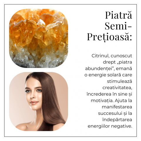 Bratara Elastica cu Margele 4 mm Naturale de Citrin – Atragerea Prosperitatii si Claritate [5]