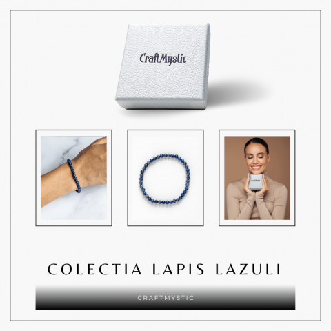 Bratara Elastica Lapis Lazuli 5 mm – Claritate si Creativitate [7]