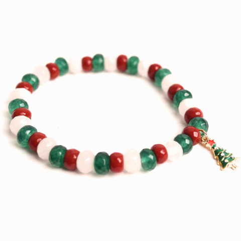 Claritate Mentala si Focus - Bratara Jasp Rosu, Verde si Jad Alb – Echilibru si Protectie