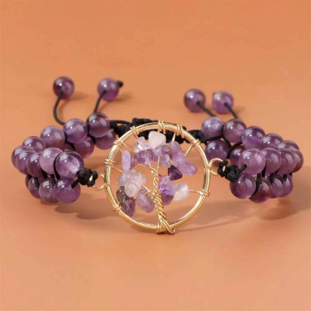 Bratara elastica cu margele 6mm din pietre naturale Carneol pentru barbati si femei - [5]