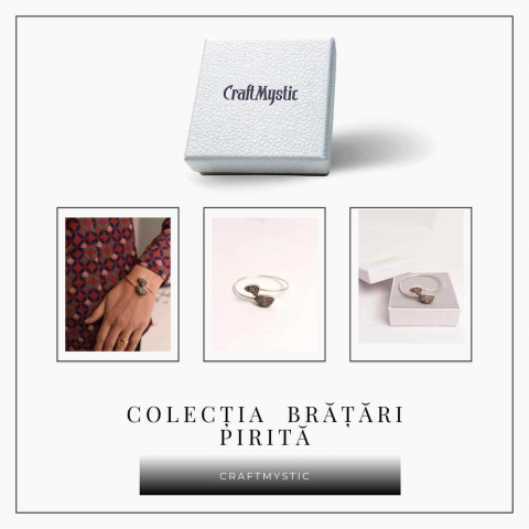 Bratara pirita cu metal – Noroc si protectie zilnica [6]