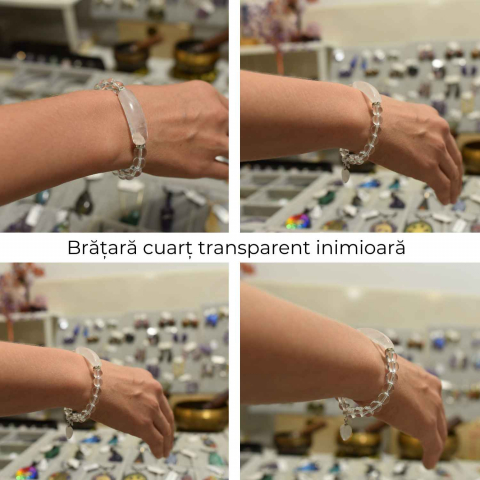 Bratara Zen Cuart Transparent 8mm – Claritate si Energii Pozitive [3]
