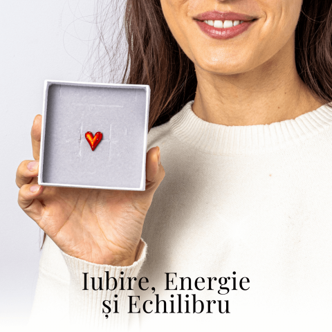 Brosa Inimioara din Aliaj de Cupru - Simbol al Afectiunii si Echilibrului [1]