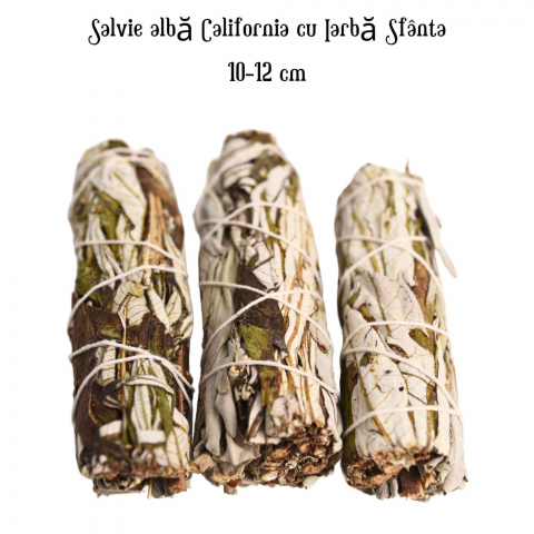 Buchet Salvie Alba California cu Iarba Sfanta - Purificare si Vindecare [3]