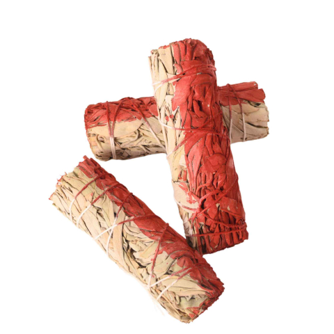 Salvie Alba cu Sangele Dragonului – Buchet Ritualic pentru Purificare si Protectie [5]