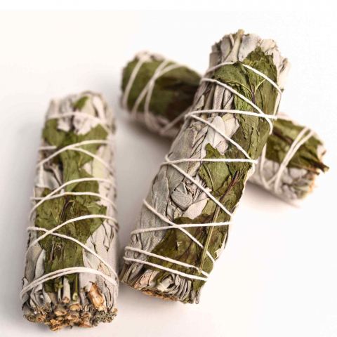 Buchet Salvie Alba California cu Menta - Purificare si Revitalizare [1]
