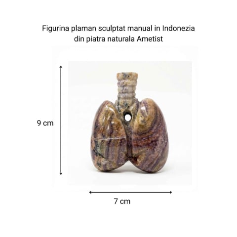 Cana din Ametist Chevron cu suport – Un ritual al rafinamentului spiritual [3]