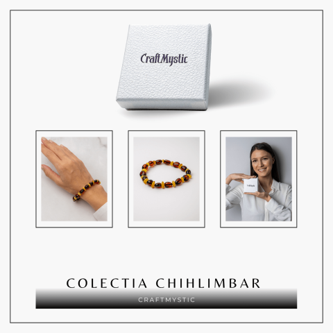 Bratara Chihlimbar Galben si Maro-Rosiatic – Caldura, Protectie si Energie Solara Echilibrata [7]