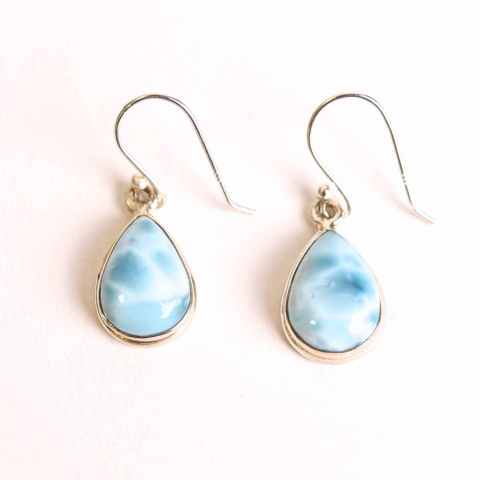 Varsator - Cercei Argint 925 cu Larimar Lacrima – Calm si Purificare Emotionala