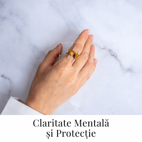 Focus si incredere in sine – Inel cu ochi de tigru brut [1]