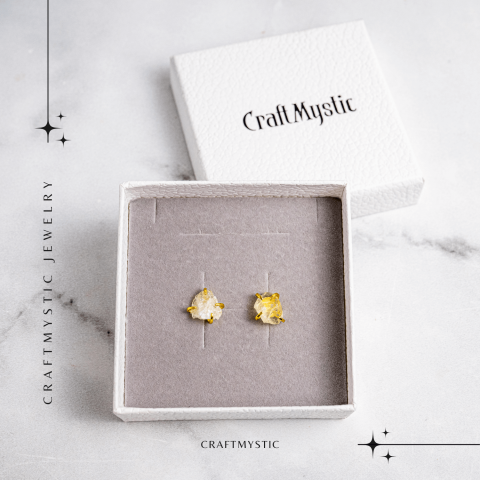 Cercei pentru Abundenta si Bucurie – Citrin Natural [6]