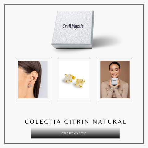 Cercei pentru Abundenta si Bucurie – Citrin Natural [7]