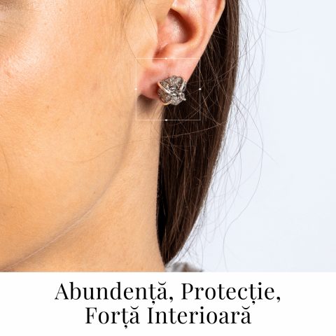 Cercei cu Pirita bruta – Abundenta, incredere si protectie energetica [13]