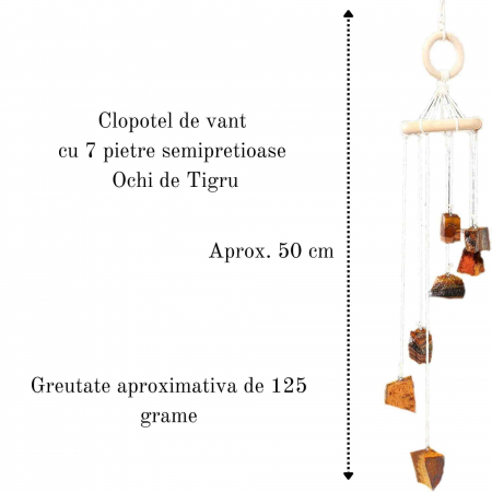 Clopotel de Vant cu Ochi de Tigru - Armonie, Energie si Rafinament in Casa Ta [1]