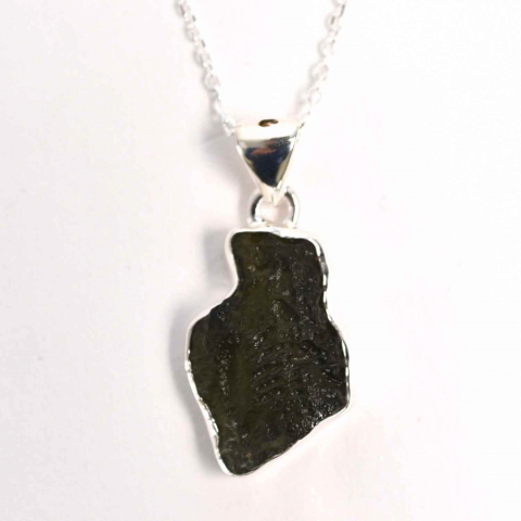 Colier argint 925 cu Moldavit - Energie si Transformare [0]