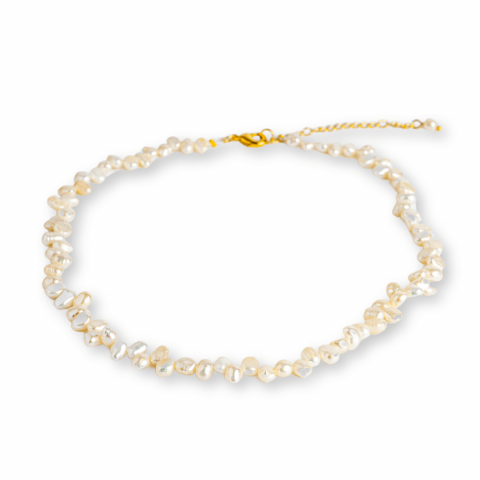Colier choker cu perle design baroc – Eleganta naturala, mereu la moda [9]