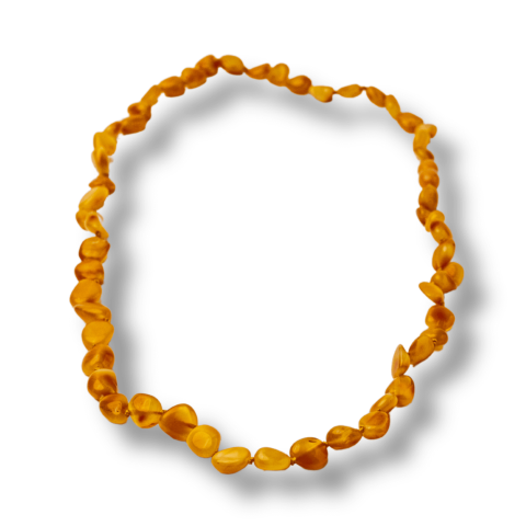 Taur - Colier Energetic din Chihlimbar Galben Natural – Protectie, Vitalitate si Lumină Calda Interioara