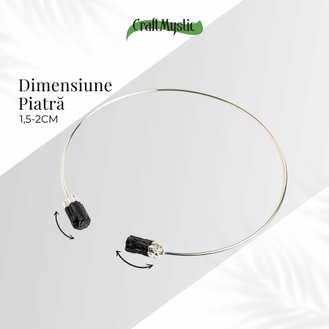 Colier Choker Turmalina Neagra - Protectie Energetica si Echilibru Spiritual [3]