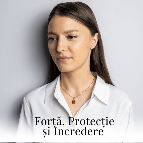Bijuterie cu Energie si Credinta – Ochi de Tigru si Cruce [1]