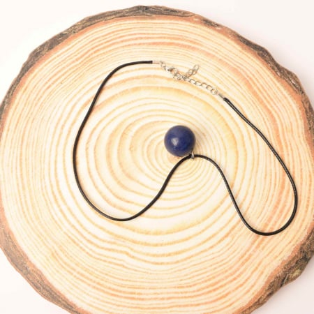 Colier cu piatra semipretioasa rotunda - pandantiv din pietre prețioase naturale mixte 7 Chakre - Copie [2]