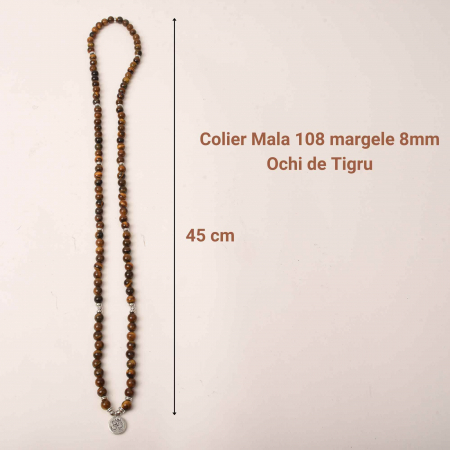 Colier cu pandativ din Ametist natural invelit cu sarma model Arborele vietii si margele 8mm - Cadou pentru mame, iubita [1]