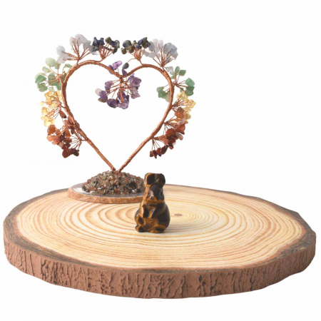 Figurina 4 cm cu forma de iepure sculptata manual din aventurina verde naturala - Cristale si pietre vindecatoare semipretioase cu animale [3]