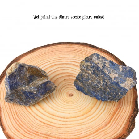 Cristal Natural Brut Lapis Lazuli - Piatra de Vindecare si Auto-Cunoastere, Dimensiuni 5-8 cm, Greutate 80-300 g [15]