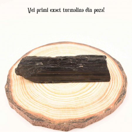 Cristal natural unicat de vindecare Turmalina neagra pietre brute 8-9 cm  - Pentru energie pozitiva, protectie [12]