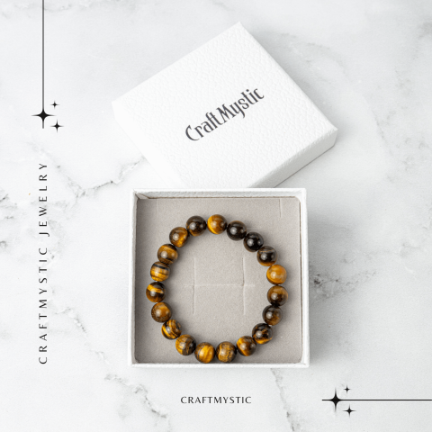 Putere si Protectie – Bratara din Ochi de Tigru Natural 10mm [9]