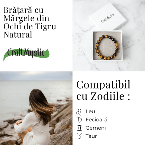 Putere si Protectie – Bratara din Ochi de Tigru Natural 10mm [4]