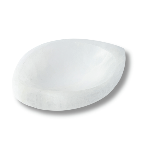 Claritate Mentala si Focus - Bol din Selenit Natural – Purificare Energetica si Incarcare Cristalina