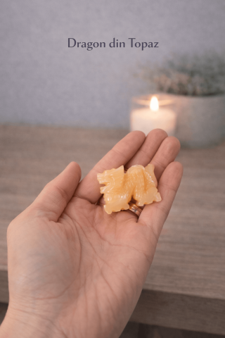 Dragon din Topaz Galben – Forta Interioara, Prosperitate si Claritate Mentala [1]