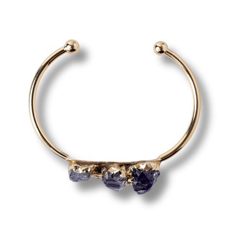 Bratara Cupru cu Ametist Brut – Claritate si Echilibru Interior [8]