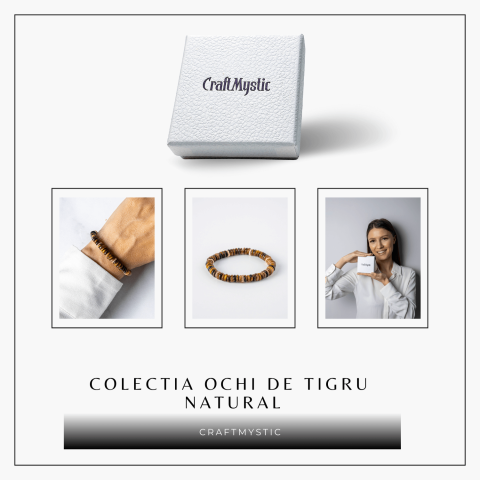 Bratara din Ochi de Tigru Natural – Energie si Protectie Zilnica [6]