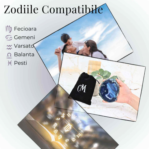 Felie de Agat Albastru 14-15 cm – Calm si Claritate Mentala [3]