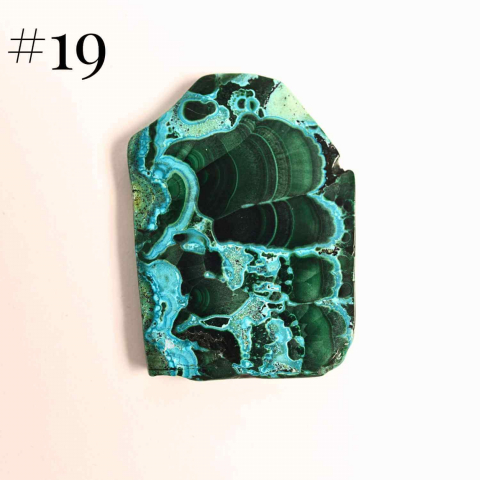 Felie unicat cu Malachit, Crisocola, Stalactite, Cornetite - Protectie si echilibru energetic [6]