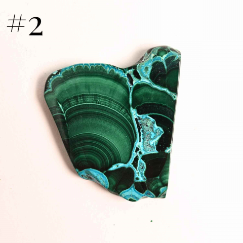 Felie unicat cu Malachit, Crisocola, Stalactite, Cornetite - Protectie si echilibru energetic [0]