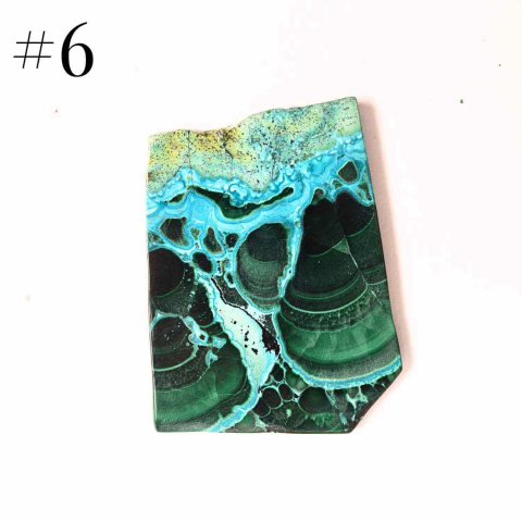 Felie unicat cu Malachit, Crisocola, Stalactite, Cornetite - Protectie si echilibru energetic [0]