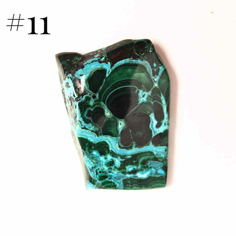 Felie unicat cu Malachit, Crisocola, Stalactite, Cornetite - Protectie si echilibru energetic [0]