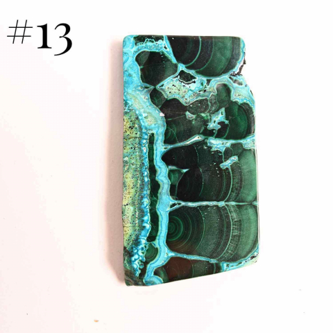 Felie unicat cu Malachit, Crisocola, Stalactite, Cornetite - Protectie si echilibru energetic [0]