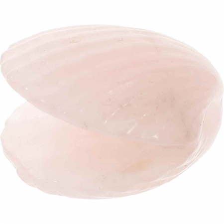 Figurina 4 cm din cristal natural in forma de scoica, ornamente pentru acvariu, marturie tip cadou de nunta, proiecte DIY [0]