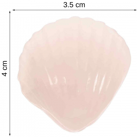 Figurina 4 cm din cristal natural in forma de scoica, ornamente pentru acvariu, marturie tip cadou de nunta, proiecte DIY [1]