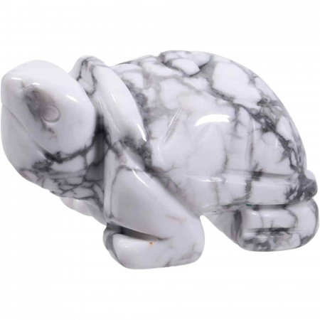 Figurina broasca testoasa 4 cm de cristal semipretios -  Sculptura din piatra vindecatoare reiki de buzunar pentru decor, colectie [0]